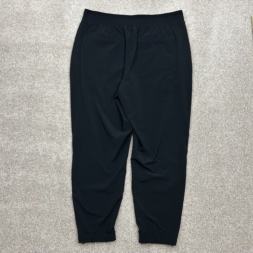 Athleta Women's Size 14 Jogger Pants Black Zip Up Ankle Area EUC - Picture 3 of 8